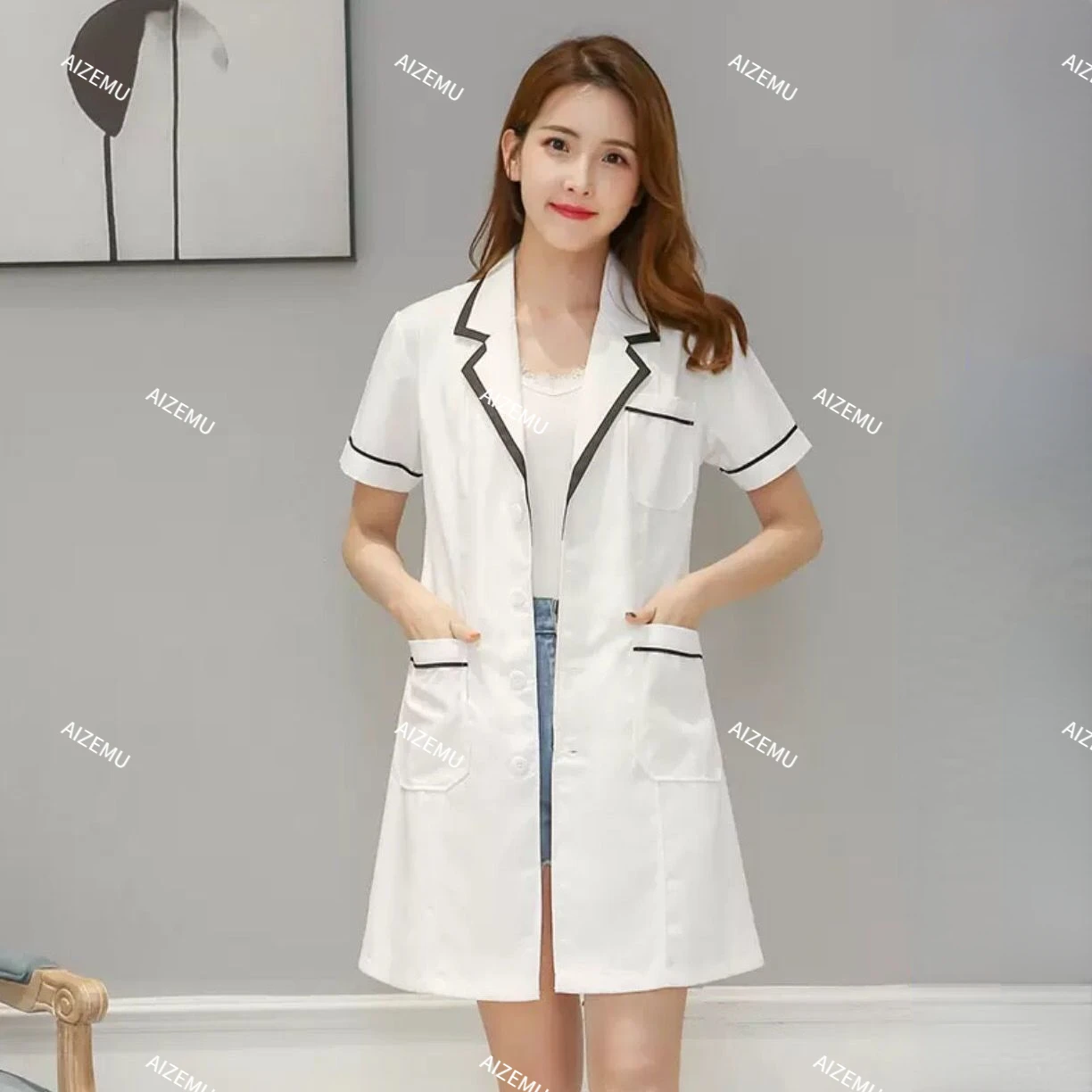 Women spa dress Short-sleeve B - огляд і ціна Medical Lab Management