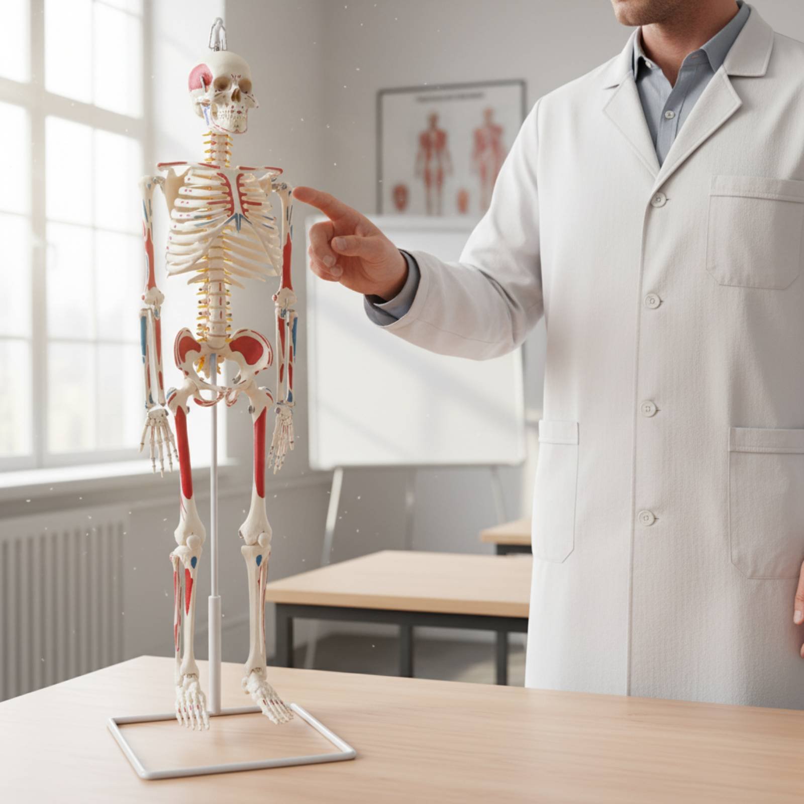 Flexible Spine Skeleton Model  - огляд і ціна Medical Lab Research