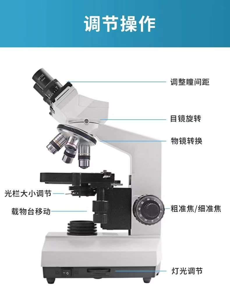 Optical Binocular Microscope f - огляд і ціна Medical Lab Study